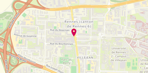 Plan de Le Lai, Centre Commercial Kennedy
29 Cours President Jf Kennedy, 35000 Rennes