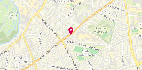 Plan de Smash Burger Rennes | Smash Eats, 142 Rue de Fougères, 35700 Rennes