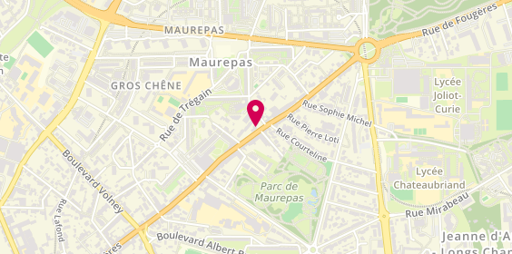 Plan de Speed Burger, 233 Rue de Fougères, 35700 Rennes