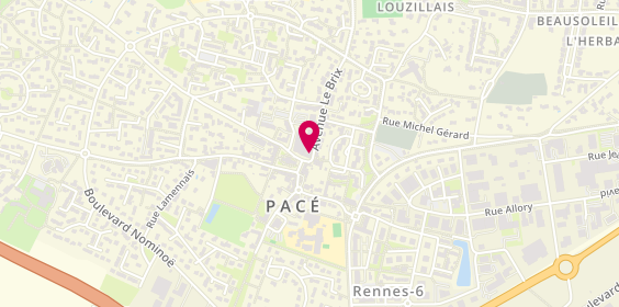 Plan de Le Relais de Pacé, 22 place Saint-Mélaine, 35740 Pacé