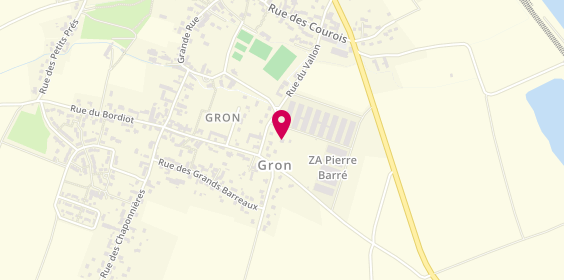 Plan de O'KLM | Restaurant Gron | Fast Food, 8 Rue du Vallon, 89100 Gron