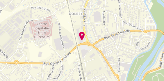 Plan de Domino's Pizza Golbey, 4 Rue du Général Leclerc, 88190 Golbey