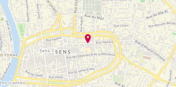 Plan de Miam’s, 40 Rue Thénard, 89100 Sens