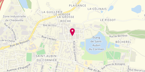 Plan de Celtico Eat, 3 place Alexandre Veillard, 35140 Saint-Aubin-du-Cormier