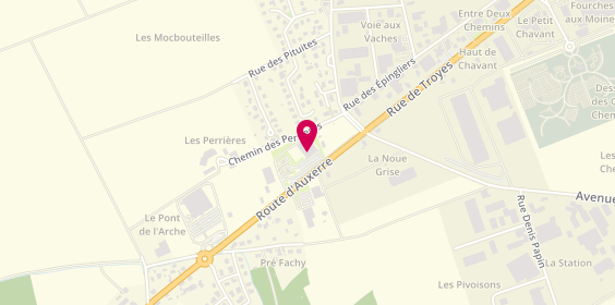 Plan de Restaurant le Viny, 208 Route d'Auxerre, 10430 Rosières-près-Troyes