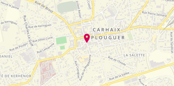 Plan de La Brasserie Marocaine, 2 place de la Mairie, 29270 Carhaix-Plouguer