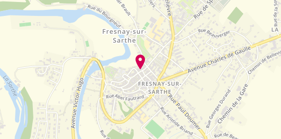 Plan de Kebab Fresnois, 17 Rue Bailleul, 72130 Fresnay-sur-Sarthe
