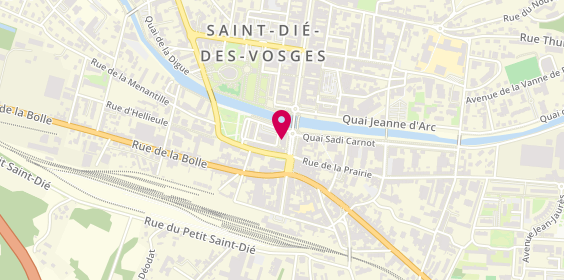 Plan de Kebaberie Saint Martin, 6 place Saint-Martin, 88100 Saint-Dié-des-Vosges