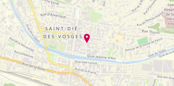 Plan de Le Croc Vosgien, 20 Rue Concorde, 88100 Saint-Dié-des-Vosges