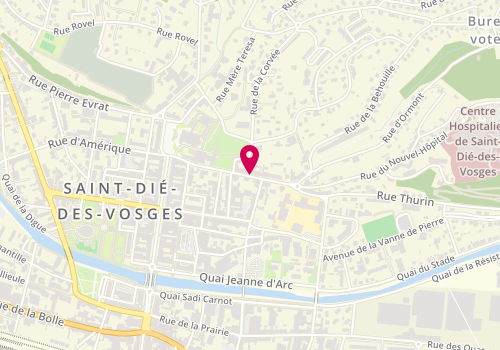 Plan de Pizza Bella Vita, 29 Rue Saint-Charles, 88100 Saint-Dié-des-Vosges