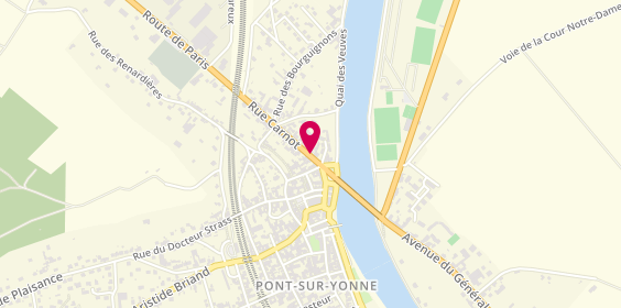 Plan de Chez Baki, 40 Rue Carnot, 89140 Pont-sur-Yonne