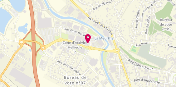 Plan de McDonald's, Emile Durkheim parc d'Activités Hellieule , 2 parc d'Activités
Imp. d'Hellieule 2, 88100 Saint-Dié-des-Vosges