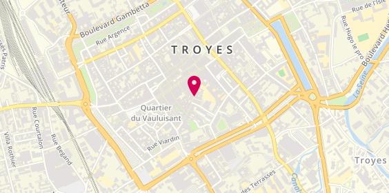 Plan de Le Bosphore (Troyes)centre ville, 19 Rue Général Saussier, 10000 Troyes