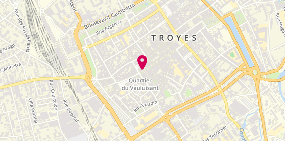 Plan de Black And White, 134 Rue Emile Zola, 10000 Troyes