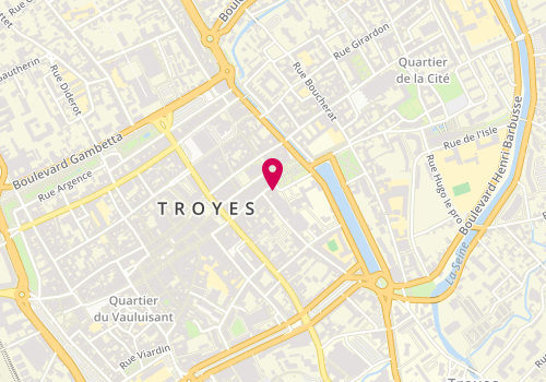 Plan de Les Frangines, 1 Rue Emile Zola, 10000 Troyes