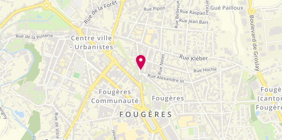 Plan de Jack And Jess, 22 Rue des Feuteries, 35300 Fougères