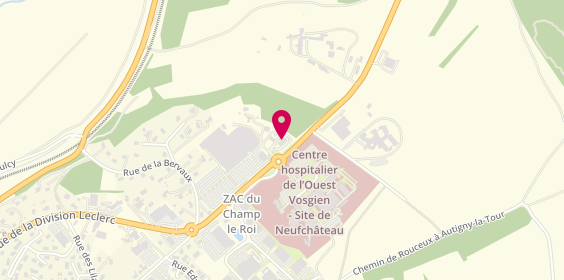 Plan de McDonald's, 1275 avenue De la Division Leclerc, 88300 Neufchâteau