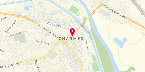 Plan de Boucos, 5 Rue Marcel Goulette, 88130 Charmes