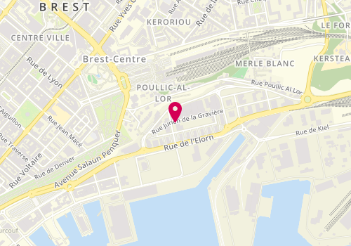 Plan de O'local, 5 Rue de Madagascar, 29200 Brest