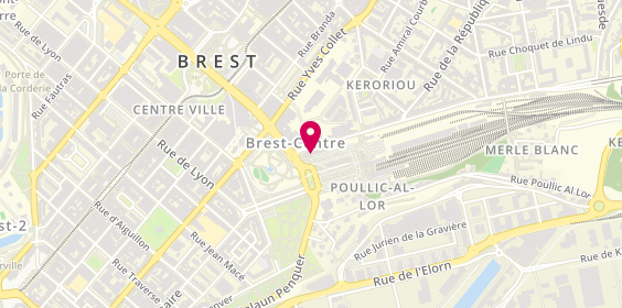 Plan de Best Of Grill, 2 Bis Rue de Kerros, 29200 Brest