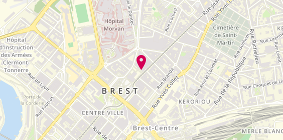 Plan de Brioche Dorée, 2 Rue Jean Jaurès, 29200 Brest