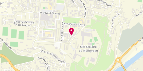 Plan de Le Coin des Amis, Rue Traversiere et Rue des Grès, 77130 Montereau-Fault-Yonne