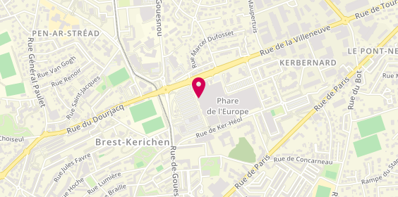 Plan de Brioche Dorée, 29 Rue de Gouesnou, 29200 Brest
