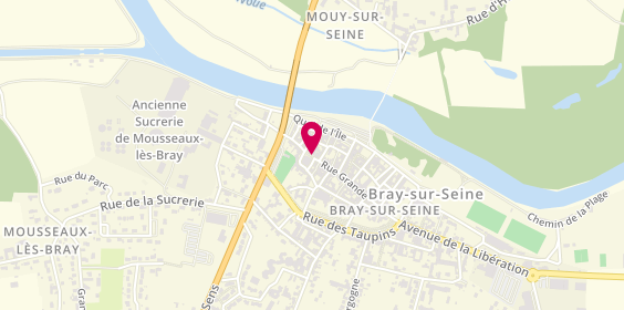 Plan de Asia Bray, 64 Rue Grande, 77480 Bray-sur-Seine