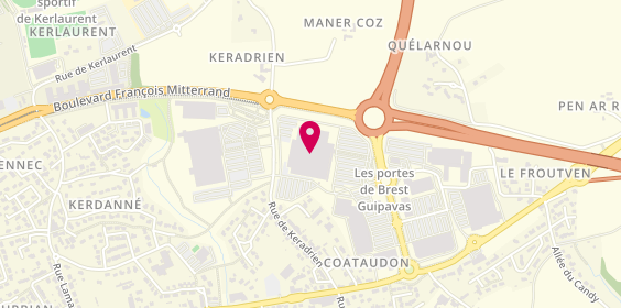 Plan de Izee, Rue du Froutven
1 Boulevard de Coataudon, 29490 Guipavas