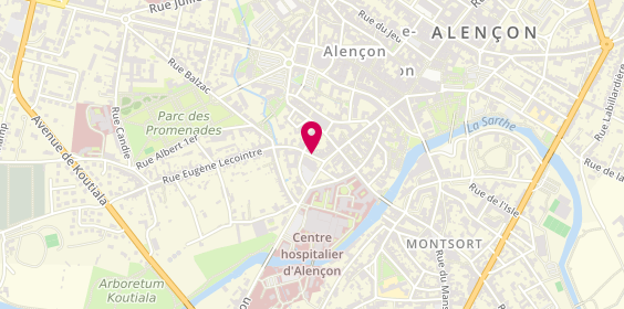 Plan de Livarot Pizza, 14 Rue Saint-Léonard, 61000 Alençon