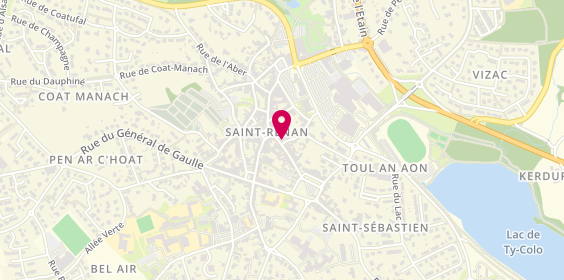 Plan de Green, 19 Rue Saint-Yves, 29290 Saint-Renan
