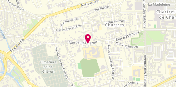 Plan de Le Châlet, 60 Rue Saint Chéron, 28000 Chartres