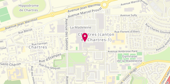 Plan de Macdonald S, Avenue Marcel Proust Centre Commercial Carrefour la Madeleine, 28000 Chartres