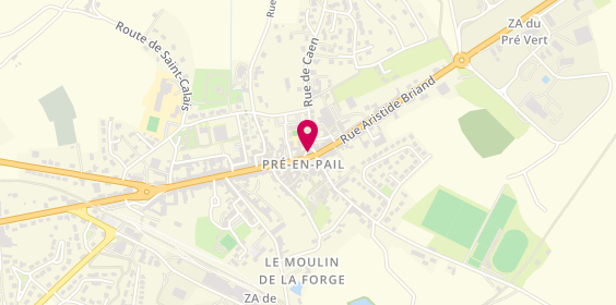 Plan de Étoile Kebab, 62 Rue Aristide Briand, 53140 Pré-en-Pail-Saint-Samson