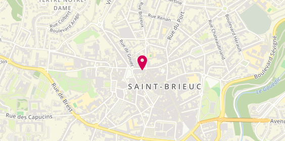 Plan de Les Delices du Chai, 14 place du Chai Centre Ville, 22000 Saint-Brieuc