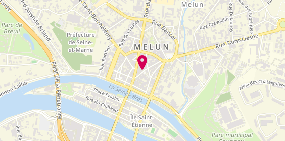 Plan de Aux Délices de Léa, 15 Rue René Pouteau, 77000 Melun