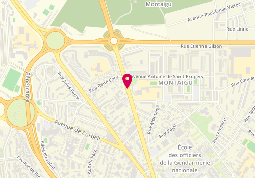 Plan de L'Abidjannaise, 47 Avenue Georges Pompidou, 77000 Melun