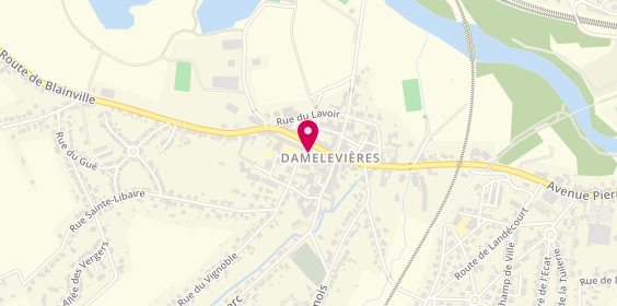 Plan de Dam'pizza, 7 Rue du Maréchal de Lattre de Tassigny, 54360 Damelevières