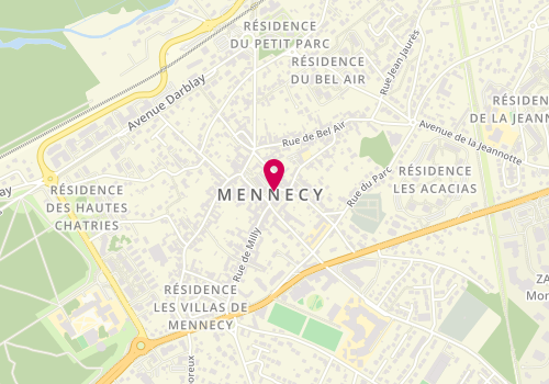 Plan de Le Délice mennecy kebab, 6 place de la Mairie, 91540 Mennecy