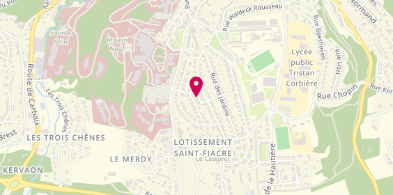 Plan de Le Favori, 31 place Saint-Fiacre, 29600 Morlaix