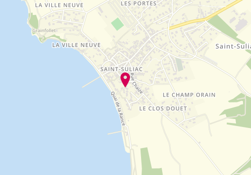 Plan de La Cabane A Manger, 5 Ruet du Port au Riz, 35430 Saint-Suliac
