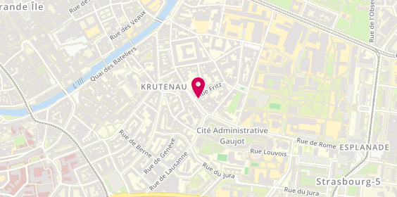 Plan de Café Bretelles - Krutenau, Strasbourg, 57 Rue de Zurich, 67000 Strasbourg