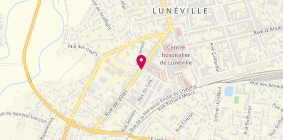 Plan de L'Orient Express, 55 Rue Viller, 54300 Lunéville