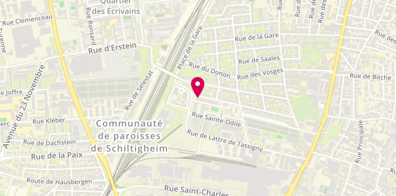 Plan de CAMARA Ousmane, 56 Rue de Sarrebourg, 67300 Schiltigheim