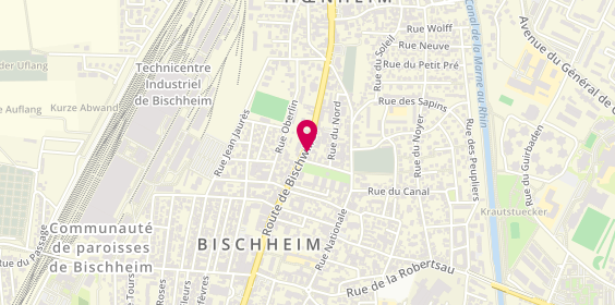 Plan de King Fast Food, 82 Route de Bischwiller, 67800 Bischheim
