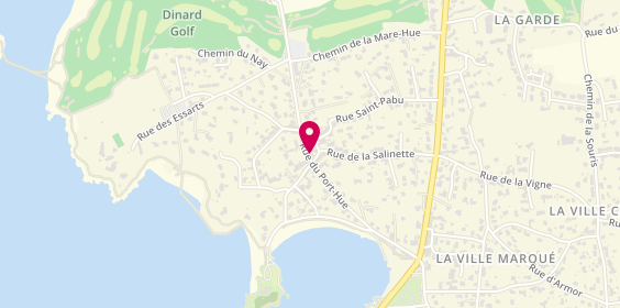 Plan de L'Albatros, Rue Port Hue, 35800 Saint-Briac-sur-Mer