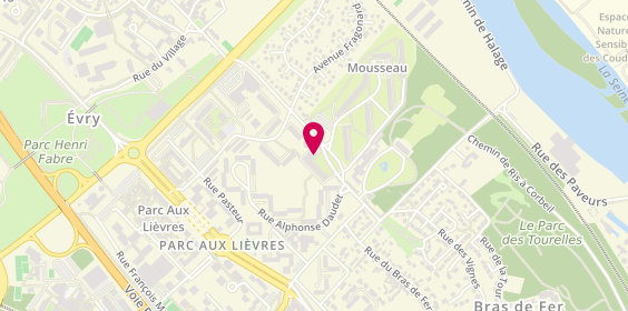 Plan de Crousti Poulet, 29 avenue de Mousseau, 91000 Évry