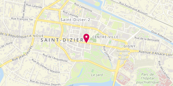 Plan de Quizz Burger, 40 Rue Gambetta, 52100 Saint-Dizier