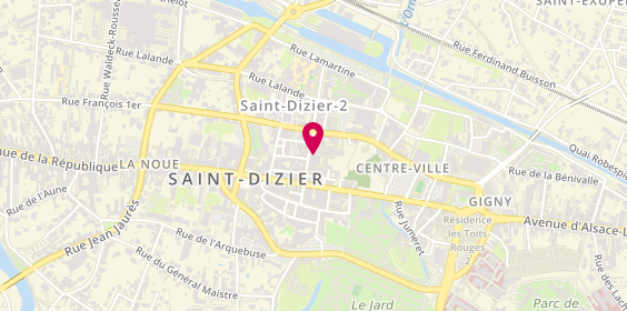 Plan de Au Petit rétro, 2 place Emile Mauguet, 52100 Saint-Dizier