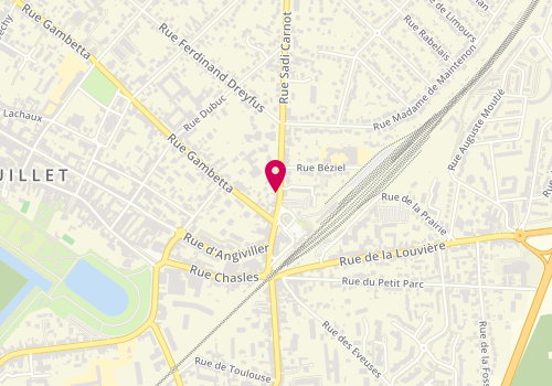 Plan de Domino's Pizza Rambouillet, 21 Rue Sadi Carnot, 78120 Rambouillet